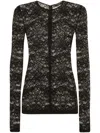 Dolce & Gabbana Logo Blouse In Black