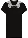 Dolce & Gabbana Lace-trim Blouse In Black