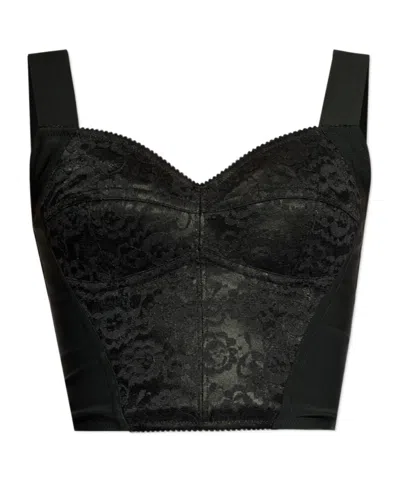 DOLCE & GABBANA DOLCE  GABBANA MOTIF JACQUARD TOP