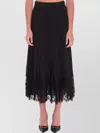 Dolce & Gabbana Dolce&gabbana Women Lace Midi Skirt In Black