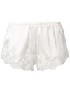 Dolce & Gabbana White Silk Floral Lace Lingerie Underwear