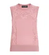 Dolce & Gabbana Lace-trim Tank Top