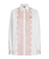 Dolce & Gabbana Lace-trimmed Shirt In White