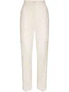 Dolce & Gabbana Logo Lace Casual Pants