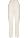 Dolce & Gabbana Logo Lace Casual Pants