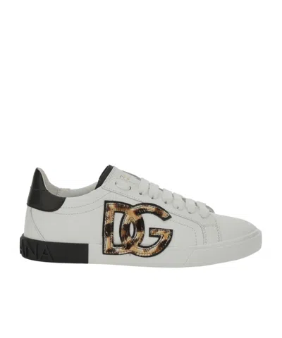 DOLCE & GABBANA DOLCE  GABBANA LOGO PATCH SNEAKERS