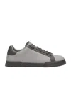 Dolce & Gabbana Lace-up Low-cut Sneakers In Gray