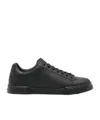 Dolce & Gabbana Portofino Light Black Sneakers With Logo Patch On The Tongue And Tonal Logo Lettering On The Heel In In Black