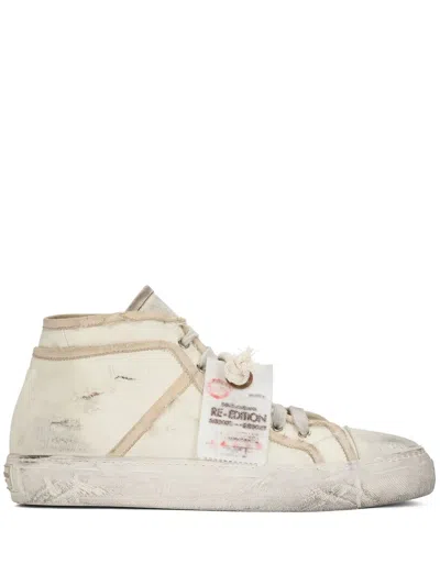 Dolce & Gabbana Vintage Mid-top Sneakers In Neutral