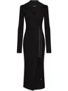 Dolce & Gabbana Lace-up Detail Blazer Dress In Schwarz