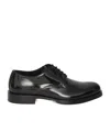 Dolce & Gabbana Black Leather Oxfords And Derbies In Black