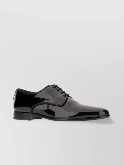 DOLCE & GABBANA LACE-UP SHOES IN LEATHER