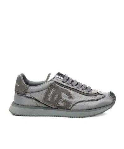 Dolce & Gabbana Lace-up Sneakers In Gray