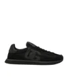 Dolce & Gabbana Low Top Sneakers Featuring Suede Accents In Black