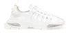 Dolce & Gabbana White Sneakers With Modern Silhouette And Unique Lacing System In White