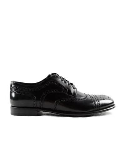 Dolce & Gabbana Laced Derby Shoes In Black