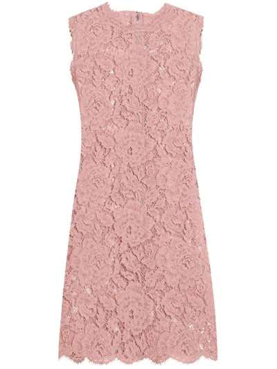 DOLCE & GABBANA LACED MINI DRESS