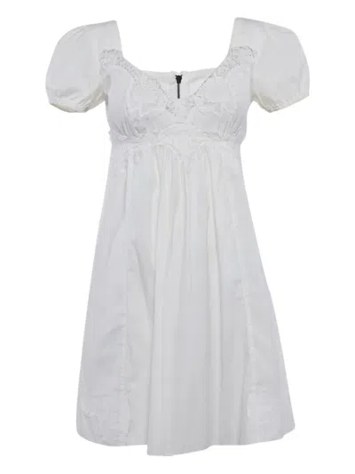 Pre-owned Dolce & Gabbana Laced Off-shoulder Dress