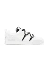 Dolce & Gabbana Dolce And Gabbana White Insert Portofino Sneakers In White