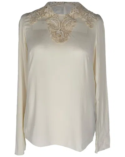 Pre-owned Dolce & Gabbana Lace-detailed Blouse