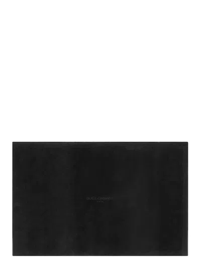 Dolce & Gabbana Lacquered Wood Decorative Tray In Black