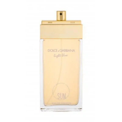 Dolce & Gabbana Ladies Light Blue Sun Edt Spray 3.4 oz (tester) Fragrances 3423478517462 In Blue / Green