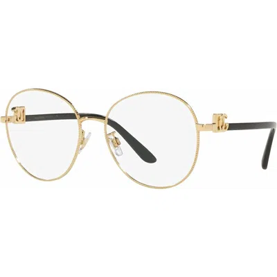 Dolce & Gabbana Ladies' Spectacle Frame  Dg 1339 Gbby2 In Gold