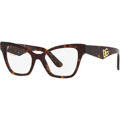 Dolce & Gabbana Ladies' Spectacle Frame  Dg 3369 Gbby2 In Brown