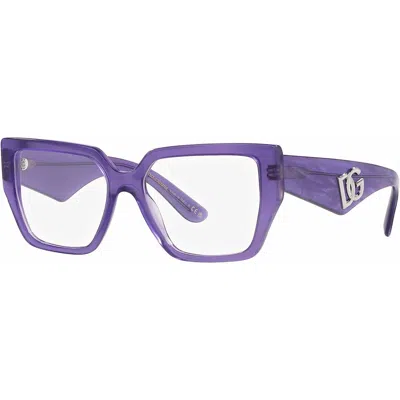 Dolce & Gabbana Ladies' Spectacle Frame  Dg 3373 Gbby2 In Purple