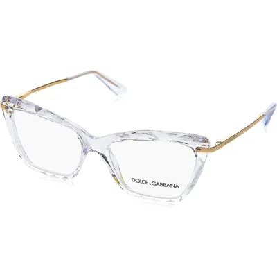 Dolce & Gabbana Ladies' Spectacle Frame  Faced Stones Dg 5025 Gbby2 In Metallic