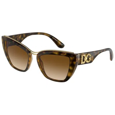 Dolce & Gabbana Ladies' Sunglasses  Devotion Dg 6144 Gbby2 In Gray