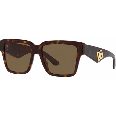 Dolce & Gabbana Ladies' Sunglasses  Dg 4436 Gbby2 In Brown
