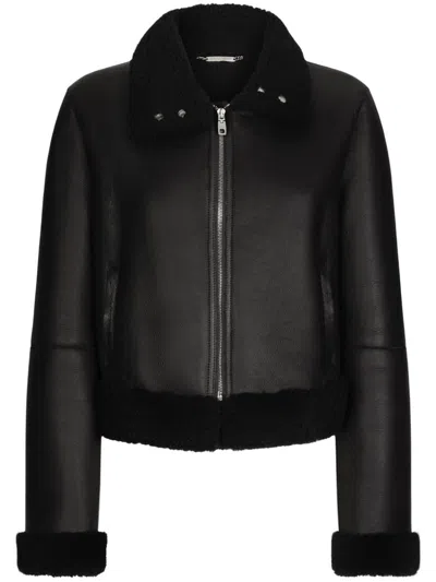 DOLCE & GABBANA LAMBSKIN BIKER JACKET