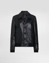 Dolce & Gabbana Lambskin Nappa Jacket In Black