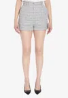 Dolce & Gabbana Tweed Shorts In Gray