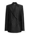 Dolce & Gabbana Lapel Long-sleeved Suit Jacket In Black
