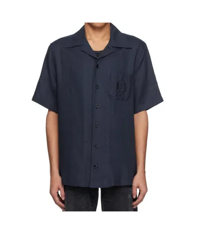 DOLCE & GABBANA LAPEL SHORT SLEEVE SHIRT
