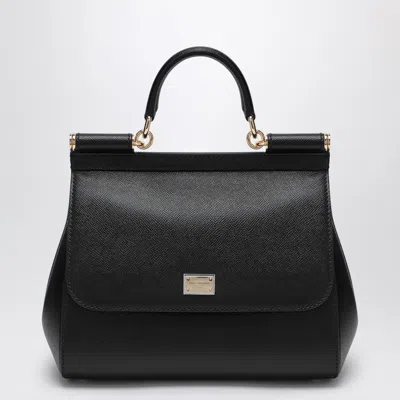Dolce & Gabbana Large Black Sicily Hand Bag
