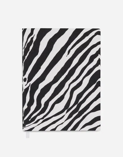 Dolce & Gabbana Large Blank Notebook Leather Cover Multicolor Unisex Onesize