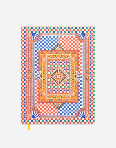 Dolce & Gabbana Large Blank Notebook Textile Cover Multicolor Unisex Onesize