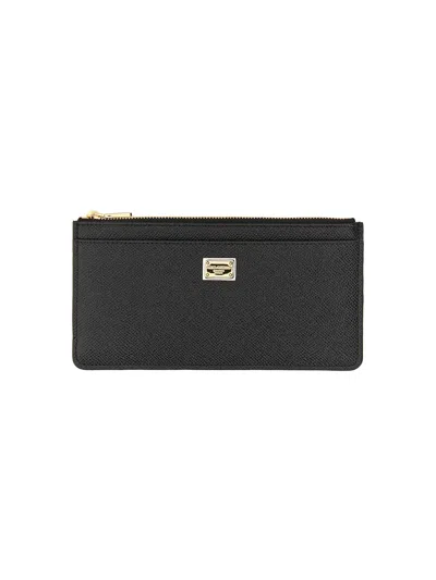 Dolce & Gabbana Large Card Holder In Black