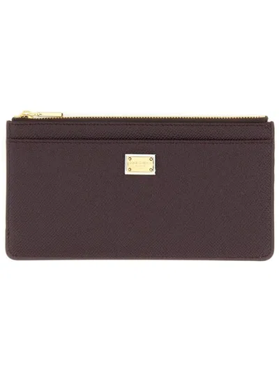 DOLCE & GABBANA DOLCE & GABBANA LARGE CARD HOLDER "NAMEPLATE"