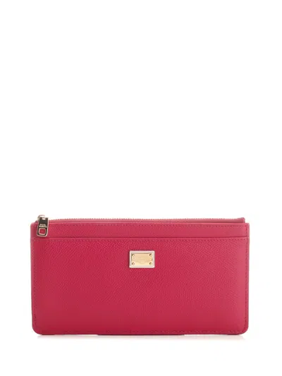 Dolce & Gabbana Large Card Holder In Red