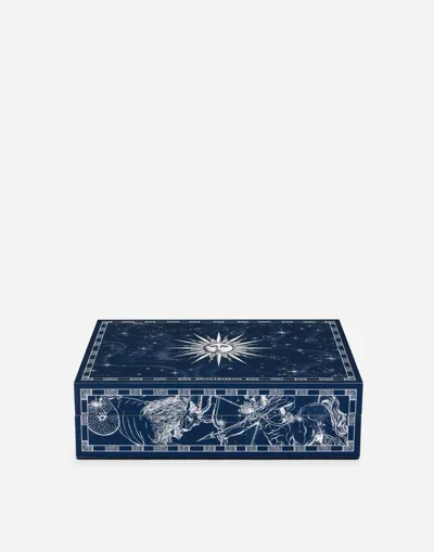 Dolce & Gabbana Large Decorated Plexiglass Box In Blue