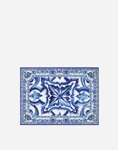 Dolce & Gabbana Large Decorated Plexiglass Box In Blue