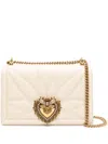 Dolce & Gabbana Large Devotion Shoulder Bag In Nude
