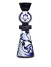 Dolce & Gabbana Large Floral-print Candle Holder In Blue