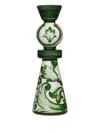 Dolce & Gabbana Large Floral-print Candle Holder In Green