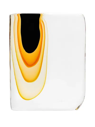 Dolce & Gabbana Large Leopard Amadi Vase (30 Cm) In Black