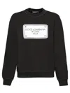 Dolce & Gabbana Graphic-print Sweatshirt In Black